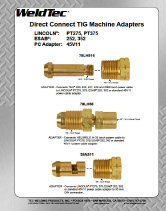 Direct Connect 
            TIG Machine 
            Adapters